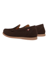 Load image into Gallery viewer, Bally Nadim 6306776 Men's Ebano Suede Loafers MSRP $690
