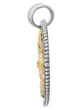 Load image into Gallery viewer, Konstantino Gemini Carved Zodiac with Diamond and Chain MEKJ625-109 MSRP $2105
