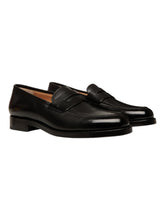 Load image into Gallery viewer, Bally Wekor-L 6306769 Men's Black Leather Penny Loafers MSRP $1100
