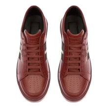Load image into Gallery viewer, Bally Moony 6239623 Men&#39;s Heritage Red Calf Plain Leather Sneakers MSRP $600
