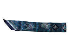 Load image into Gallery viewer, Baccarat 2810794 Ladies Louxor Twill Silk Blue Band MSRP $170

