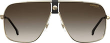 Load image into Gallery viewer, Carrera 1018/S Aviator Men&#39;s Gold Frame Gradient 63-11-145 Sunglasses MSRP $185
