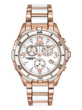 Load image into Gallery viewer, Citizen Silhouette FB1233-51A Women&#39;s Eco-Drive Chronograph 40mm Watch MSRP$750
