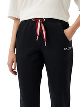 Load image into Gallery viewer, Bally 6233700 Women's Navy Blue Drawstring Cotton Sweatpants MSRP $360
