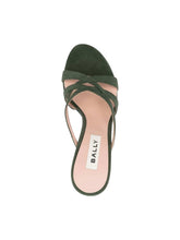 Load image into Gallery viewer, Bally Carolyn 6304288 Squad Strappy Slip On Leahter Sandals MSRP $1200
