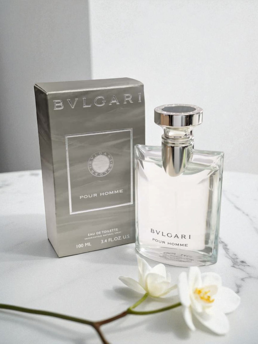 Pour Homme By Bvlgari 3.4 oz / 100 ml Eau de Toilette For Men MSRP $104