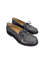 Load image into Gallery viewer, Bally Rimion 6305317 Men's Black Leather Boat Loafers MSRP $825
