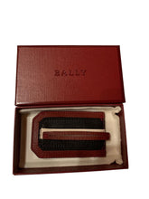 Load image into Gallery viewer, Bally Tabby 6224726 Burgundy Red Luggage Tag MSRP $100
