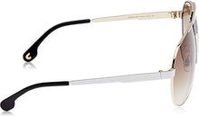 Load image into Gallery viewer, Carrera 1005/S Unisex White Frame Gradient Lens Aviator Sunglasses MSRP $165
