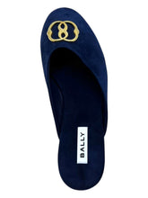 Load image into Gallery viewer, Bally Gylon 6303993 Men&#39;s Marine Suede Leather Slippers MSRP $750
