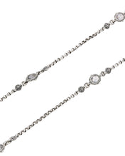 Load image into Gallery viewer, Konstantino Pythia Sterling Silver &amp; Crystal Necklace KOMK4755-480 MSRP $430
