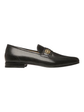 Load image into Gallery viewer, Bally Sadei 6304686 Men's Black Embellished Leather Loafers MSRP $820
