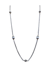 Load image into Gallery viewer, Konstantino Silver, 18K Gold &amp; Pearl 36&quot; Necklace KOKJ30-130-122-36 7U MSRP $1990

