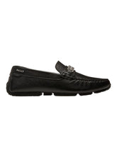 Load image into Gallery viewer, Bally Paryse 6301836 Men's Black Leather Drivers Shoes MSRP $678
