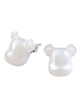 Load image into Gallery viewer, Baccarat 2814122 Be@rBrick White Lead Crystal Earrings MSRP $470
