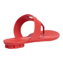Load image into Gallery viewer, Salvatore Ferragamo 685158 Enfola Coral Leather Sandals 6C MSRP $495
