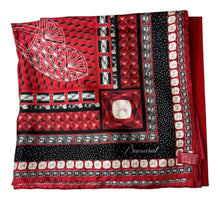 Load image into Gallery viewer, Baccarat 2809038 Ladies Louxor Twillsilk Maxi Tie Red Scarf MSRP $400

