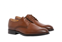 Load image into Gallery viewer, NEW A. TESTONI Men&#39;s Cognac Calf Leather Derby MSG0019S MADE IN ITALY MSRP $625
