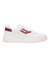 Load image into Gallery viewer, Bally Triumph 6300145 Men's White/Heritage Red Low-Top Sneakers MSRP $600

