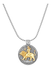 Load image into Gallery viewer, Konstantino Leo Carved Zodiac Pendant and Chain MEKJ627-130 MSRP $1545
