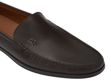 Load image into Gallery viewer, Bally Sistri 6230247 Men&#39;s Chocolate Calf Plain Leather Loafers MSRP $500
