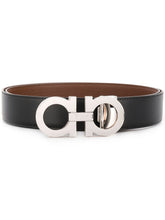 Load image into Gallery viewer, Salvatore Ferragamo 725452 Men's Reversible &amp; Adjustable Gancini Size 105 MSRP $550
