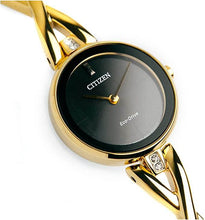 Load image into Gallery viewer, Citizen EX1422-54E Axiom Ladies 23mm Bangle Watch MSRP $350
