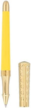 Load image into Gallery viewer, S T DUPONT DP462680 Liberté Yellow Lacquer &amp; Gold Rollerball MSRP $595 NEW
