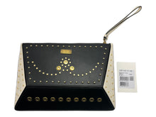 Load image into Gallery viewer, Bally Leor Suzy 6224791 Ladies Black Wrislet Clutch Calf Embossed MSRP $510
