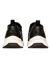 Load image into Gallery viewer, Bally Davyn 6300148 Men's Black &amp; Garconne Mesh Sneakers MSRP $620
