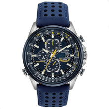 Load image into Gallery viewer, Citizen AT8020-03L World-Chronograph Blue Angels Men's Strap 43mm Watch MSRP $695
