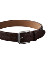 Load image into Gallery viewer, Bally Carl 6308799 Ebano 30mm Grained Leather Belt EU 120/US 47 MSRP $350
