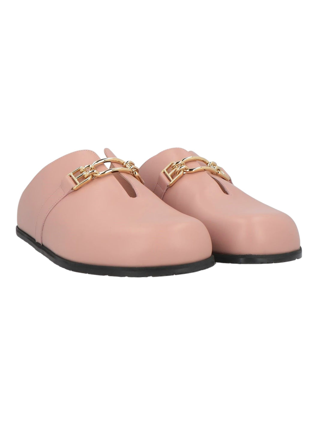 Bally Francine 6301357 Women's Pink Leather Mules and Clogs Size 10.5 MSRP $703