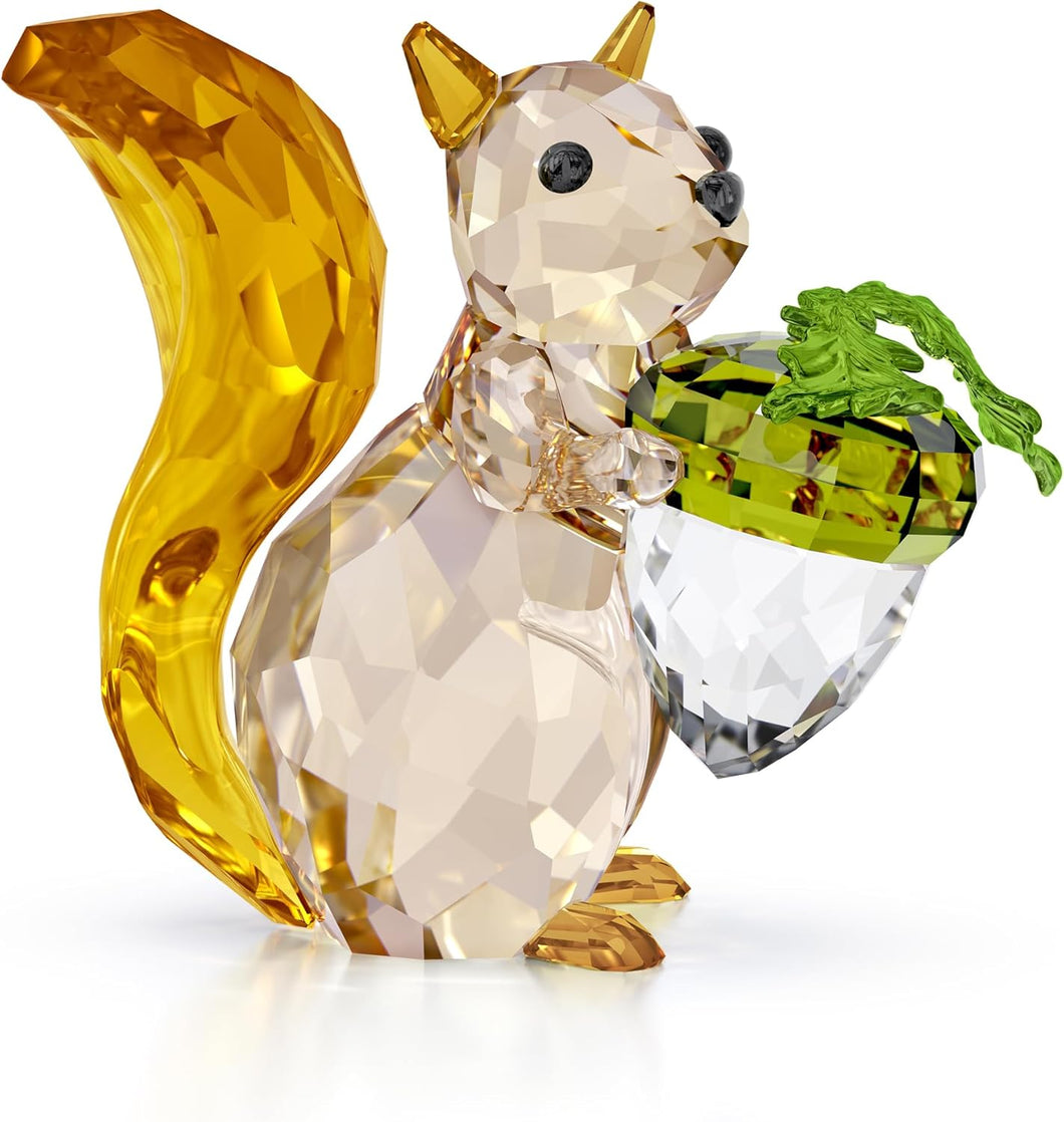 Swarovski Crystal Idyllia Squirrel & Acorn Figurine 5683617