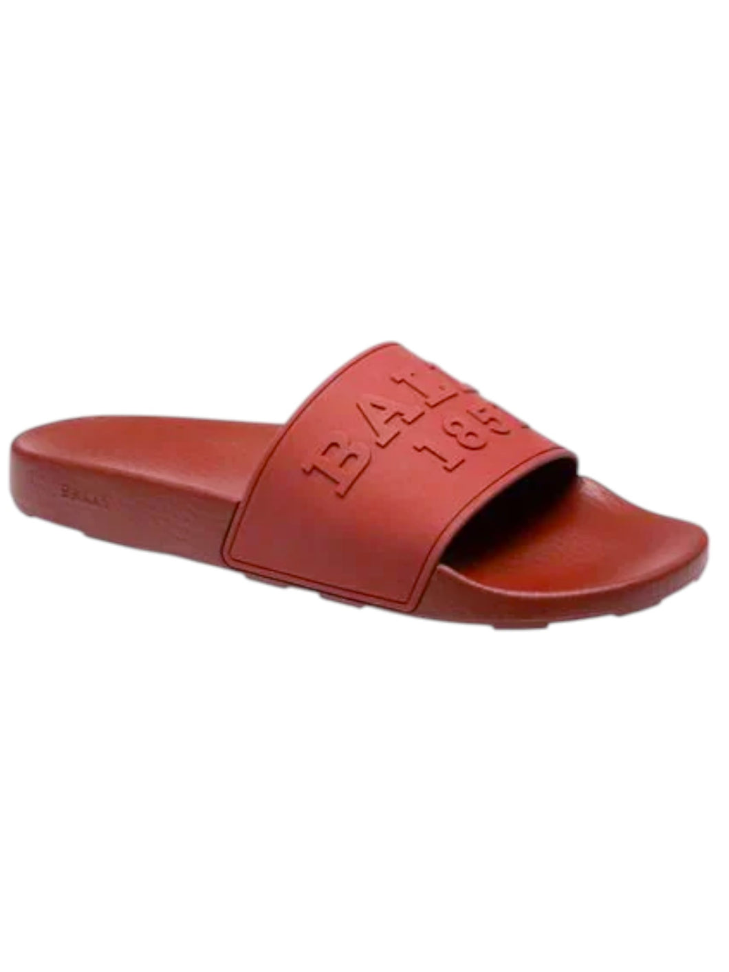 Bally Slaim 6228390 Men's Bally Red Rubber Sandals MSRP $295