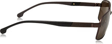 Load image into Gallery viewer, NEW CARRERA Men&#39;s 8037/S Matte Bronze Rectangular Polarized Sunglasses MSRP $165

