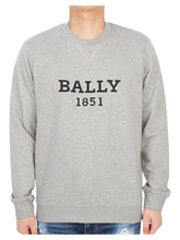 Load image into Gallery viewer, Bally 6239942 Men's 1851 Logo Grey &amp; Black Sweatshirt MSRP $474
