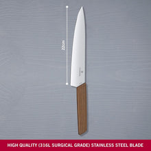 Load image into Gallery viewer, Victorinox Swiss Modern 8.5" Carving Knife European Walnut Wood Handle | 6.9010.22G
