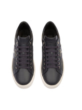 Load image into Gallery viewer, Bally Myron 6301335 Men's Grey &amp; Navy Cotton Mix &amp; Leather Sneakers MSRP $675
