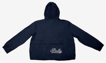 Load image into Gallery viewer, Bally 6301237 Navy Blue Waterproof Hooded Raincoat MSRP $450
