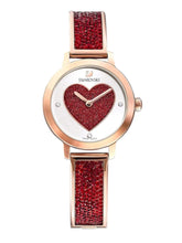 Load image into Gallery viewer, Swarovski 5483519 Women's Cosmic Rock Red Heart Quartz 29 mm Watch MSRP $349
