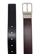 Load image into Gallery viewer, Bally Country 6309675 BitterChoco Leather Reversible Cut-To-Size Belt EU100/US40
