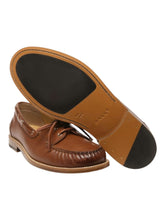 Load image into Gallery viewer, Bally Rimion 6304678 Men&#39;s Cuero Leather Boat Loafers MSRP $825
