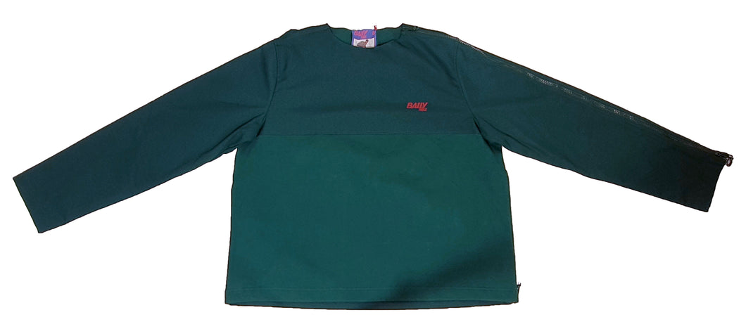 Bally 6238605 Hike 8 Green Crewneck Sweatshirt MSRP $420