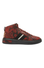 Load image into Gallery viewer, Bally Meson 6301301 Men&#39;s Snakeskin Embossed High Top Sneaker MSRP $720
