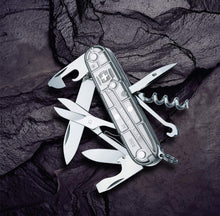 Load image into Gallery viewer, Victorinox Climber Silver Tech 91mm 14 Function Pocket Knife | 1.3703.T7B1
