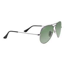 Load image into Gallery viewer, Ray-Ban RB3025 W0879 Polished Gunmetal Aviator Classic G-15 Green 58-14
