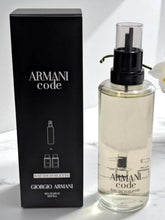 Load image into Gallery viewer, Armani Code By Giorgio Armani 5oz / 150ml Eau de Toilette For Men Recharge Refill MSRP $135

