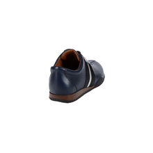 Load image into Gallery viewer, Bally Frenz Men&#39;s 6230484 Ink Perforated Leather Sneakers MSRP $535 NEW
