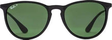 Load image into Gallery viewer, Ray-Ban RB4171 601/2P Erika Classic Black G-15 Green Polarized 54-18-145
